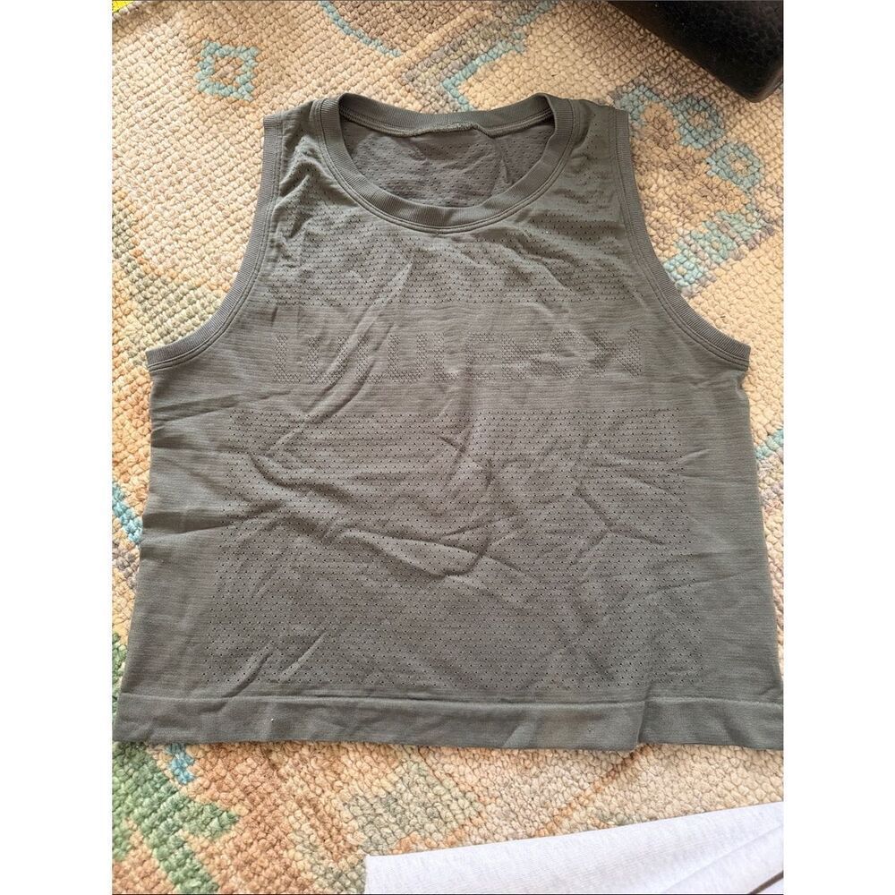 Lululemon Swiftly Breathe Crop Tank